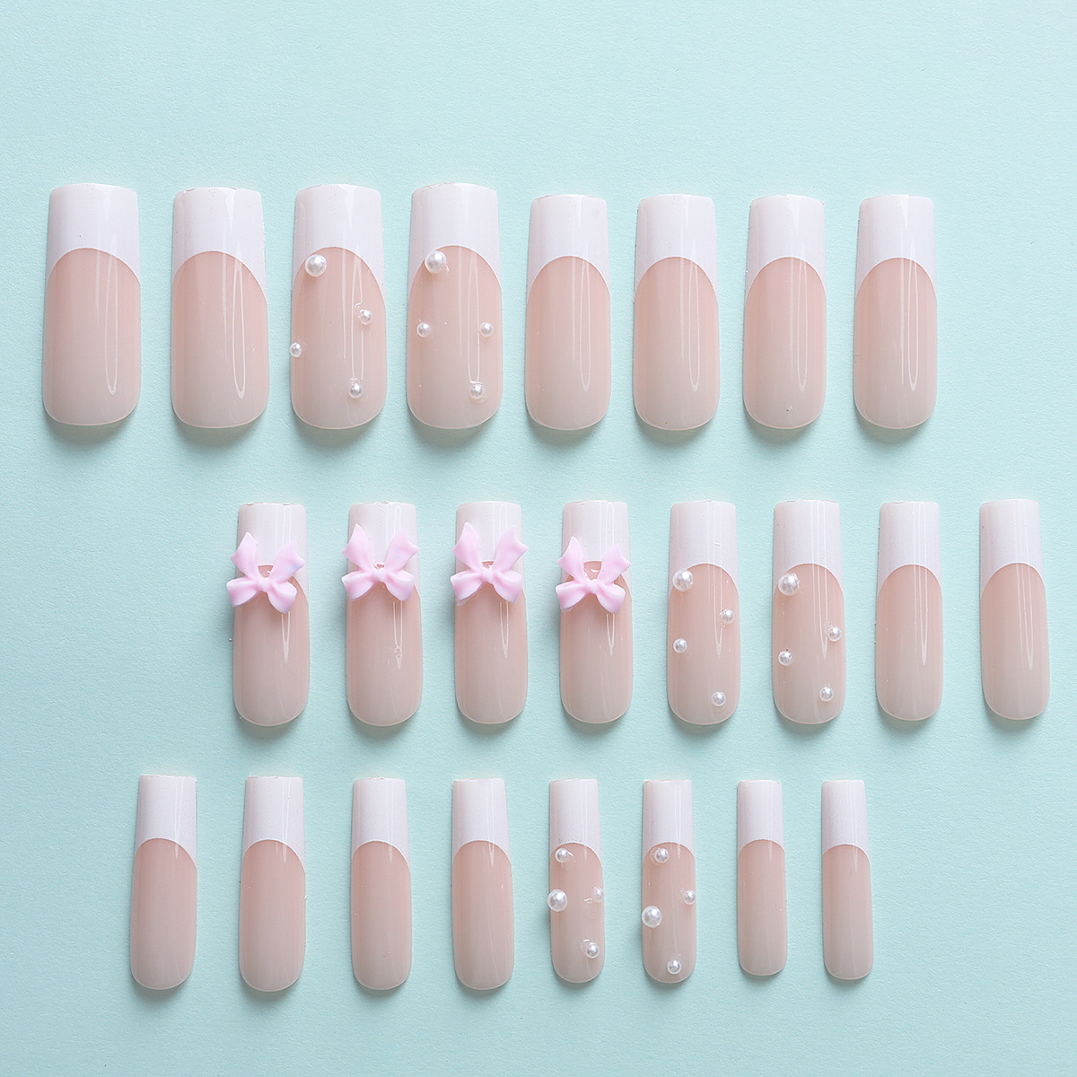 Fuente de fábrica directa venta cruzada de venta en caliente simple blanco francés lindo arco de perla desmontable cubierta de desgaste