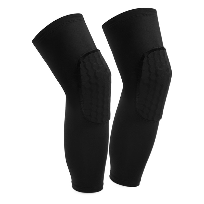 Baloncesto panal anti-colisión deportes rodilleras rodilla larga de los hombres al aire libre montañismo correr pierna almohadillas equipo de protección equipo profesional