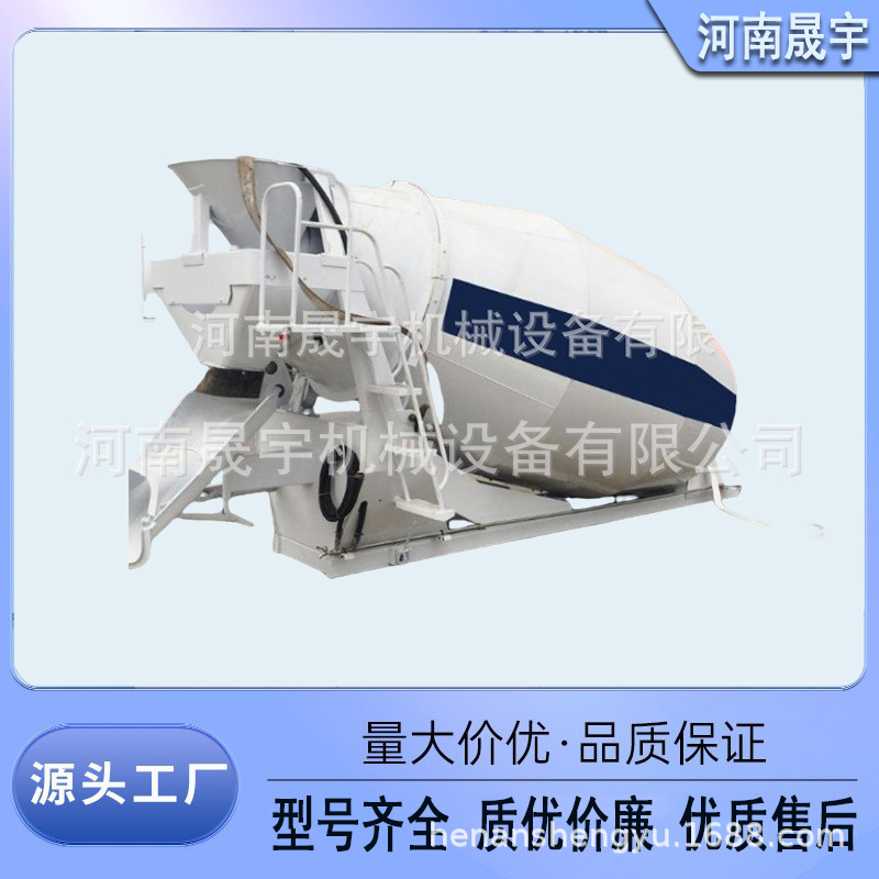 自上料混凝土陶土搅拌罐 水泥砂浆碳粉商砼罐车 罐体全地形搅拌罐