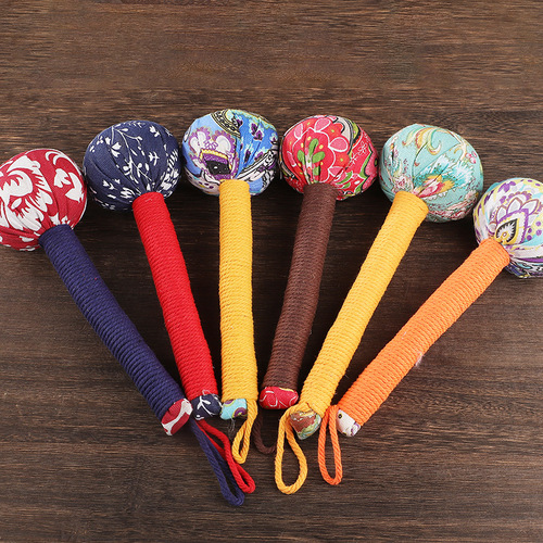 Mugwort health hammer, beating hand hammer, herbal moxibustion hammer, massage hammer, beauty salon use plus velvet massage hammer, wholesale