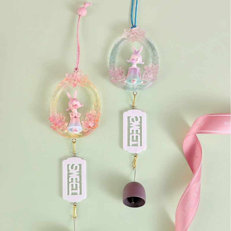Сердце Девушки Креативные колокольчики комната висячие украшения для спальни студент подарок на день рождения одноклассник лучший друг мультфильм украшение двери