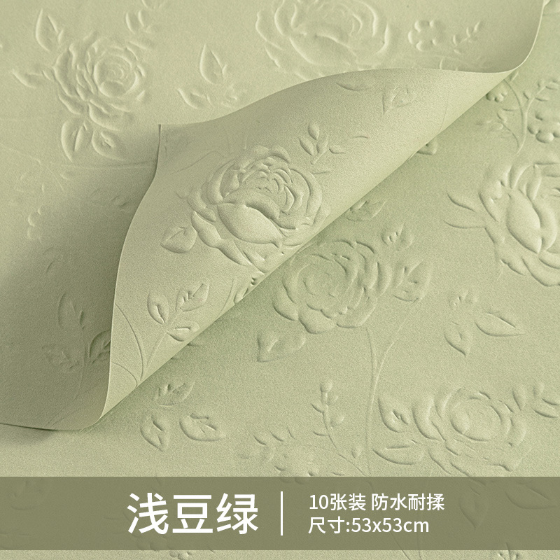 Papel estereoscopico coreano punto de ondulación espeso papel impermeable a prueba de agua papel de embalaje de flores material floral