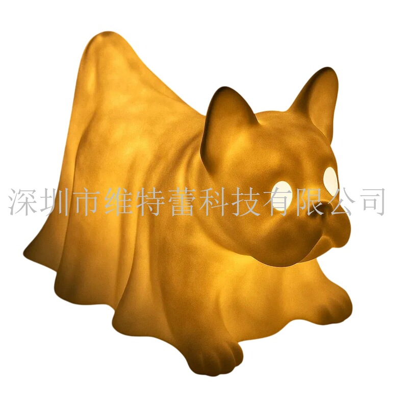 2025新品Dachshund Ghost Lamp腊肠犬鬼灯万圣节树脂摆件|undefined