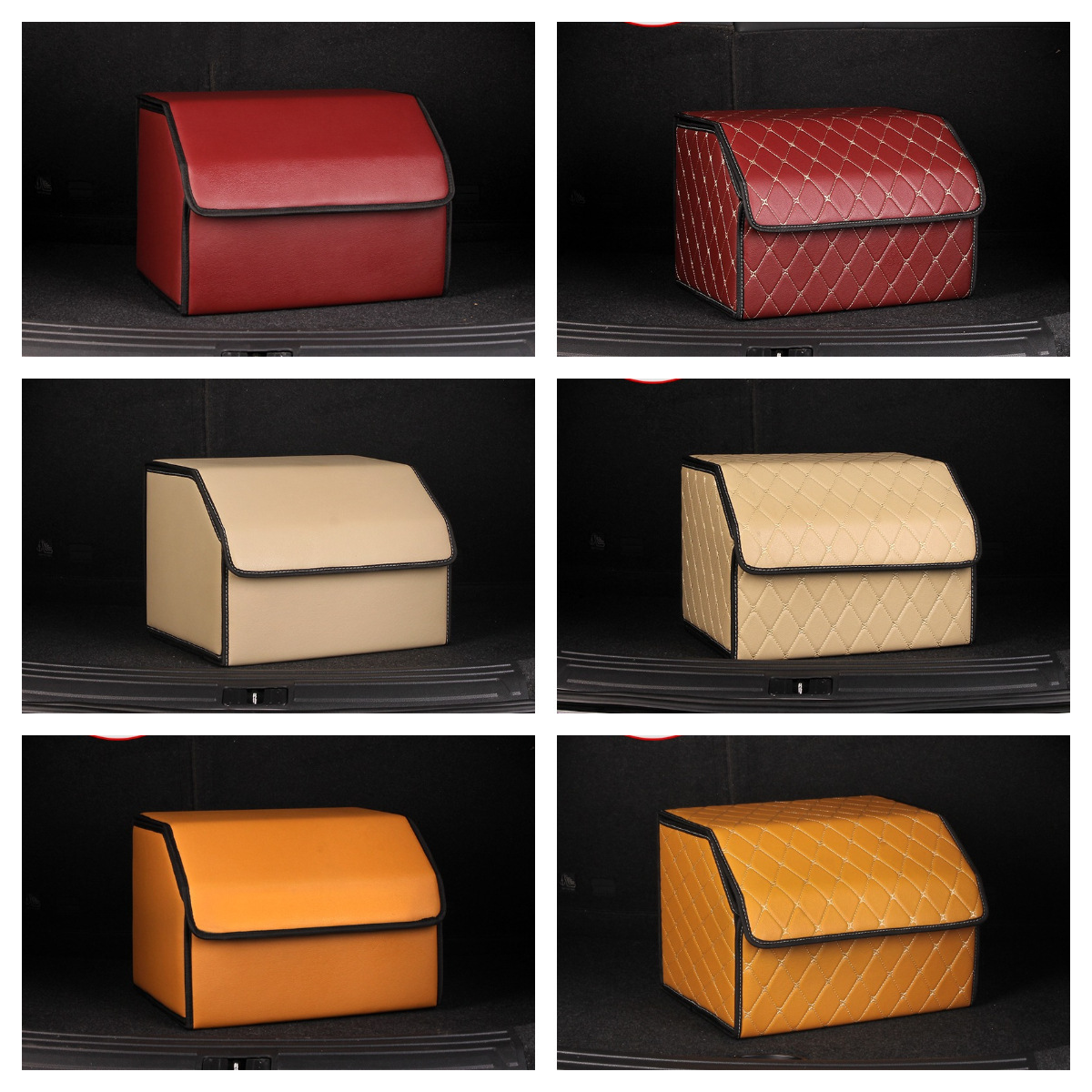 Caja de almacenamiento de automóviles Caja de almacenamiento multifuncional Caja de almacenamiento de automóviles Caja de almacenamiento desmontable plegable para automóviles