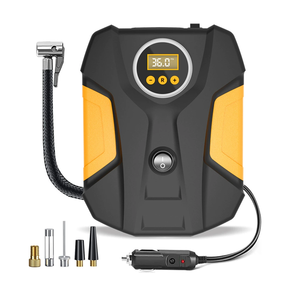 Автомобильный инфлятор Автомобильный Автомобиль 12V электрический инфлятор Портативный шин цифровой дисплей предустановленный автомобильный инфлятор