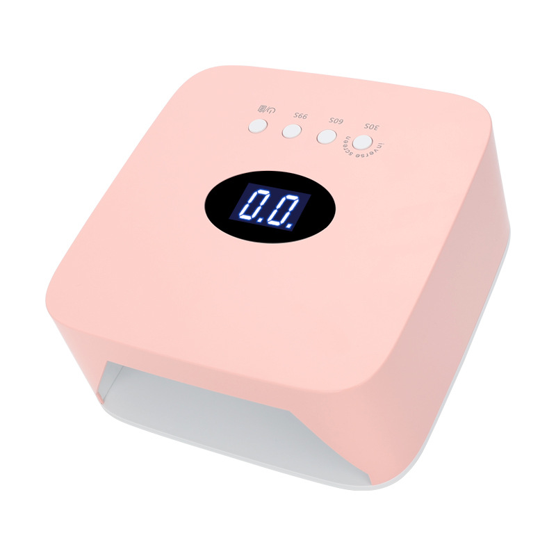 Fábrica al por mayor S50 Luz de fototerapia de uñas puesto en el mercado nocturno artefacto fuente de alimentación almacenamiento de energía inalámbrico lámpara de uñas recargable