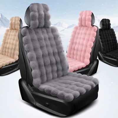 X215 Qalınlaşdırılmış məxmər qış avtomobil oturacaq yastığı