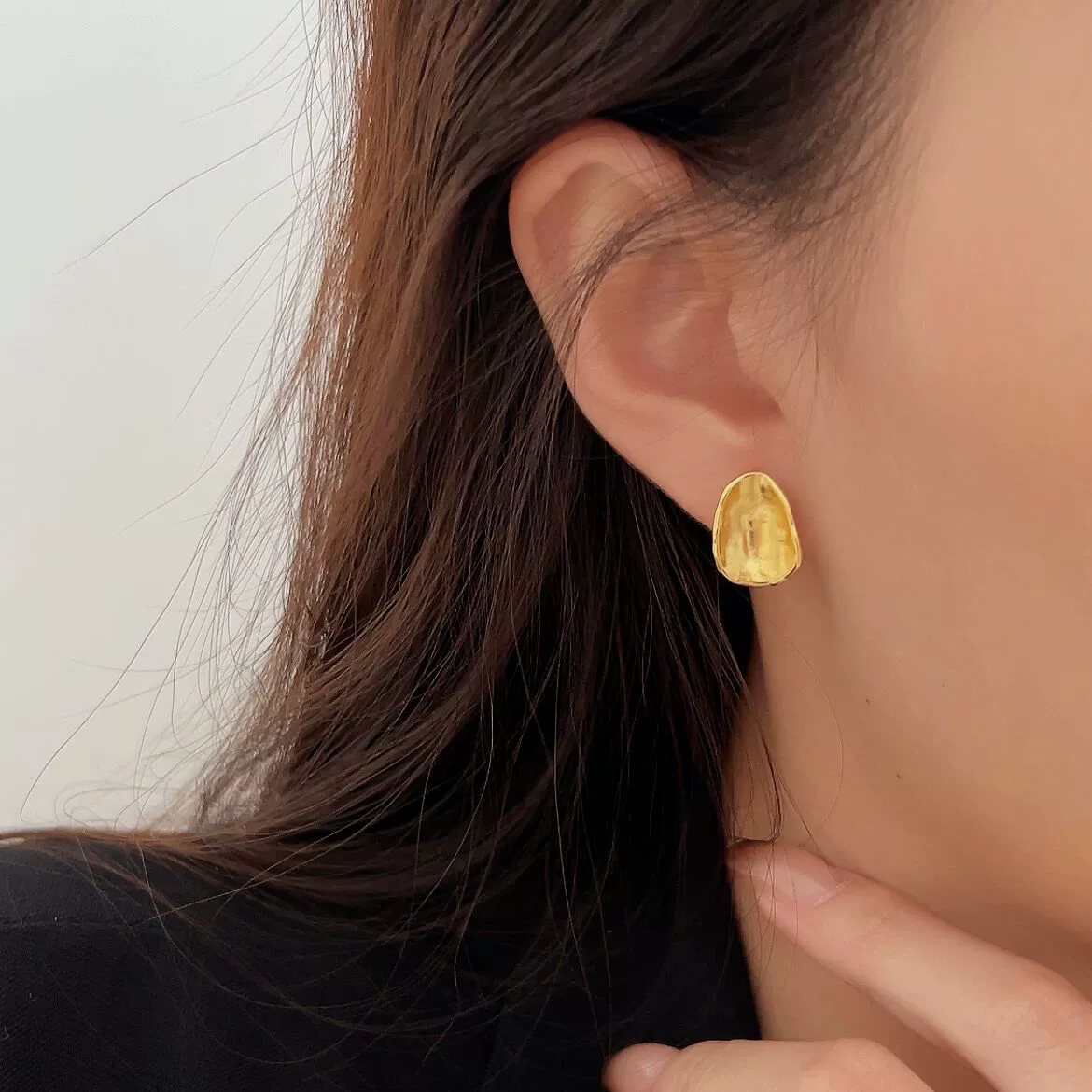 持恒 Tide, золотые серьги, серебро 925 пробы, 2024 год