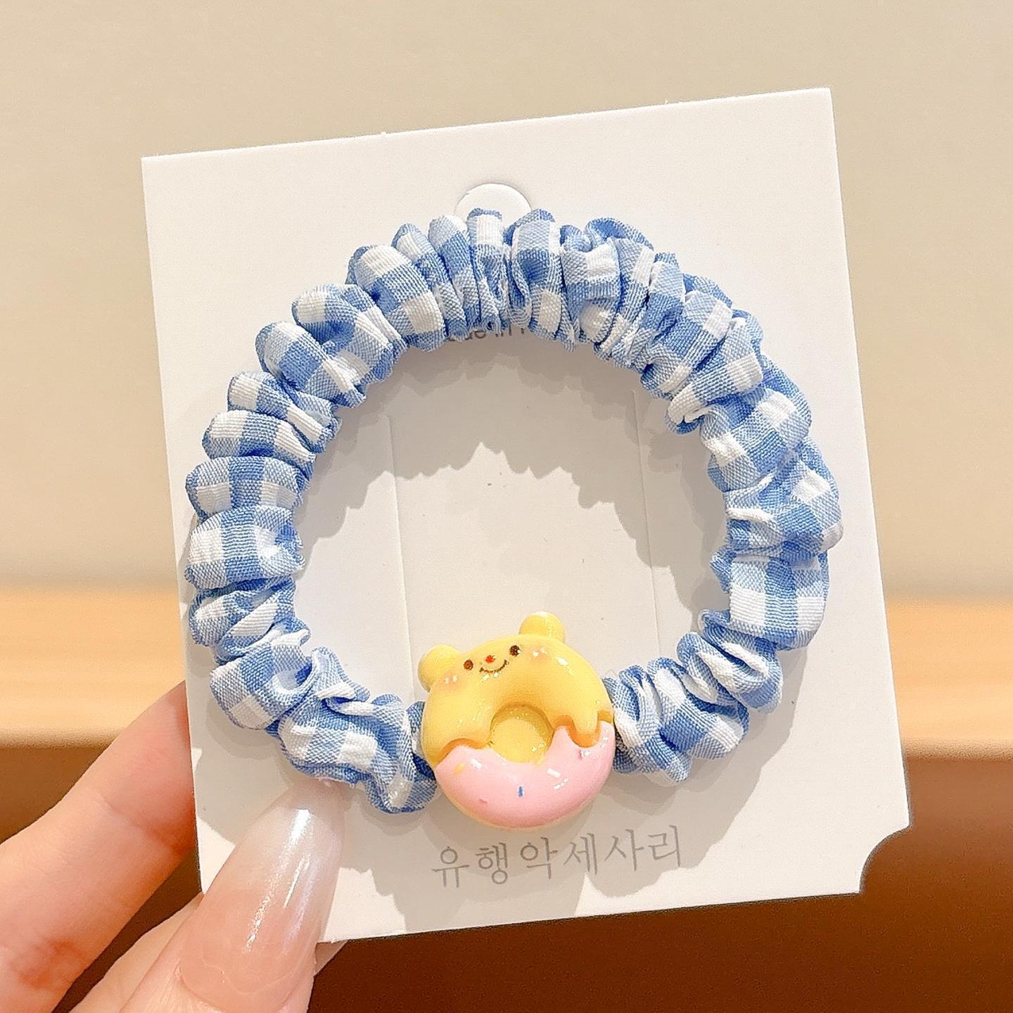 Cuerdas de cabello de alta elasticidad sin costura, anillo de cabello de cola de caballo, cuerdas de cabello de correa femenina, cuerdas de cabello de bola simple, cubierta de cuero cabelludo