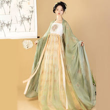 原创汉服女2026新款唐制诃子裙大袖衫披帛全套复原春夏款唐朝古装