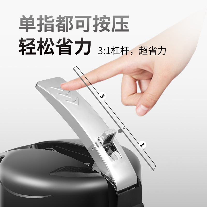 Wholesale large capacity household chess and card room pneumatic hot water bottle press insulation kettle glass liner thermal kettle