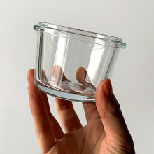 高硼硅玻璃保鲜盒密封罐宝宝小辅食碗储物高温加热冰箱冷冻迷之满