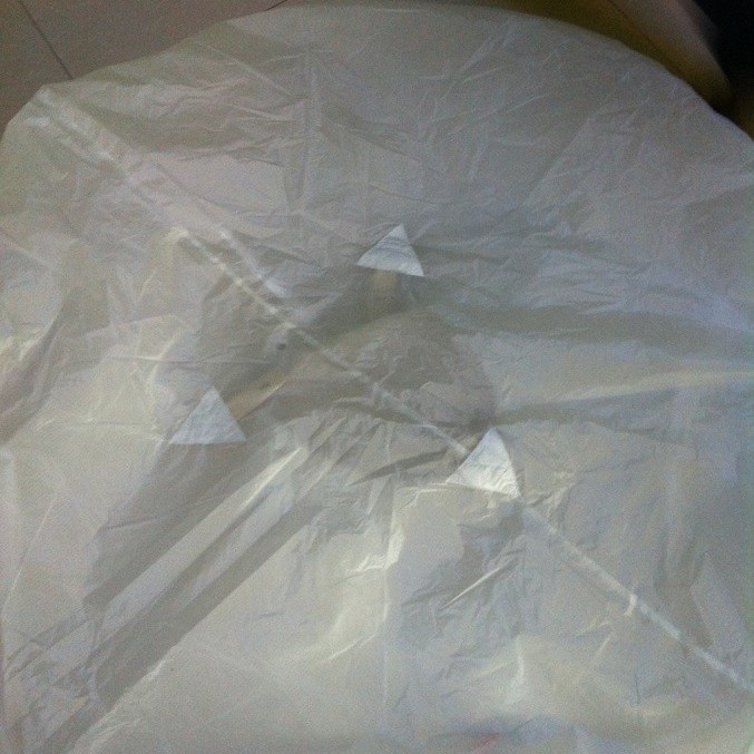 工地使用照明灯用布    30D尼龙66格子布 白色  工厂定织