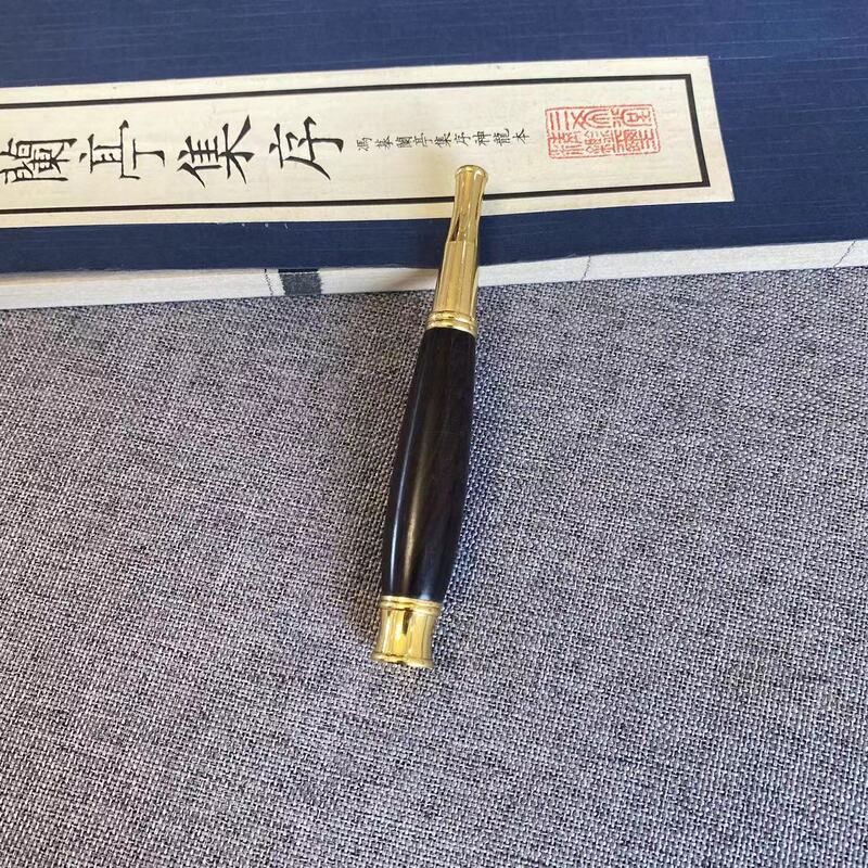 黑檀木烟斗烟嘴木质烟斗过滤烟嘴手把件烟斗可拆洗烟具古朴雕龙|undefined