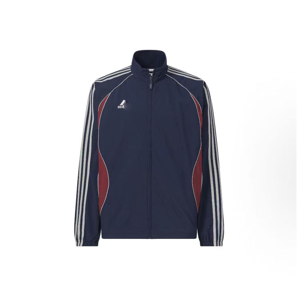 【Export Supply】Stand-up collar sports zipper jacket for both men and women, slim fit, reflective at night, casual sports jacket
