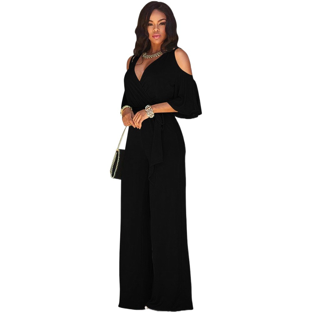2022 AliExpress wish Amazon European and American Foreign Trade women's clothing wholesale wide leg pants 7 colors optional with belt