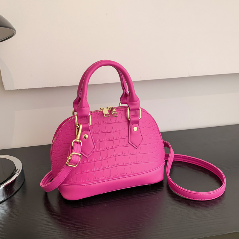 Stone Pattern Retro Portable Shell Bag 2023 New Winter Foreign Style Personality Messenger women's bag trendy shoulder bag_voghion.com