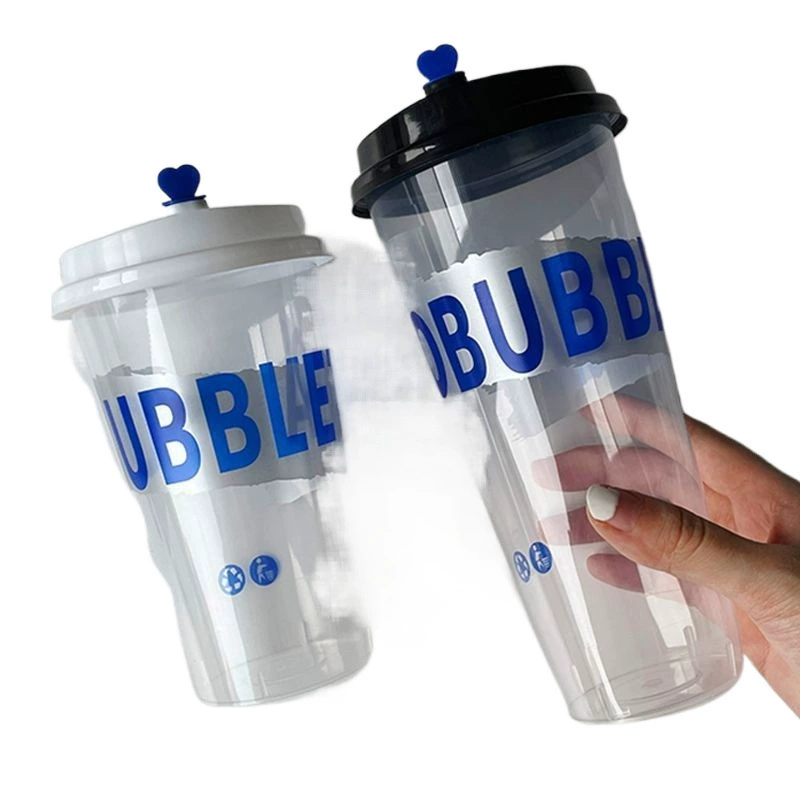  disposable milk tea shop special cup dense lemon juice tea injection plastic cup with a cover takeaway stall