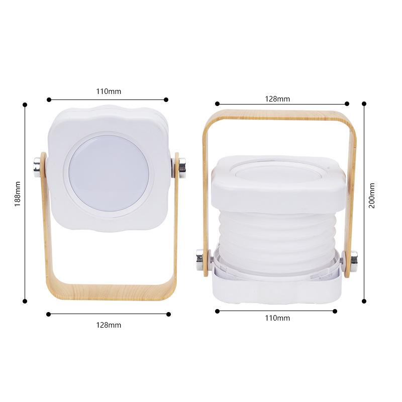 Lámpara de mesa de estudio de dormitorio de estudiante creativa transfronteriza, protector ocular nórdico, decoración de cabecera, lámpara de linterna de mini dormitorio