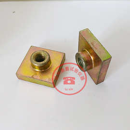 砂浆拉拔块40*40螺纹50*50挂钩45*95拉拔头成型框垫片粘结力夹具