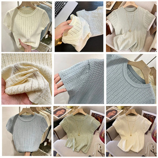 Cross-Border Export Clothing Wholesale Commuter Women's Knitwear Miscellaneous Live Supply Ladies' Sweater