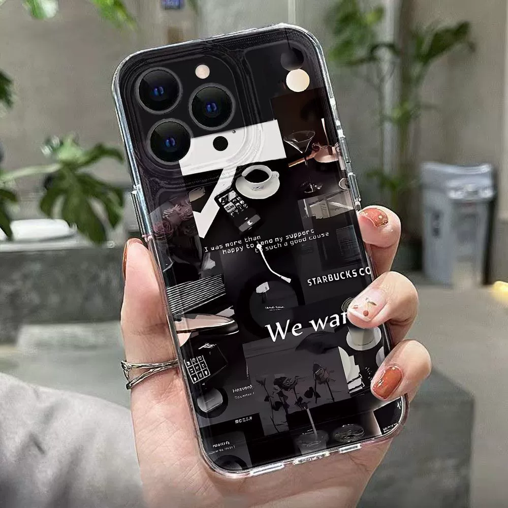 Apple, кофе совместимый iphone16, космический чехол для телефона, 16промакс, 13