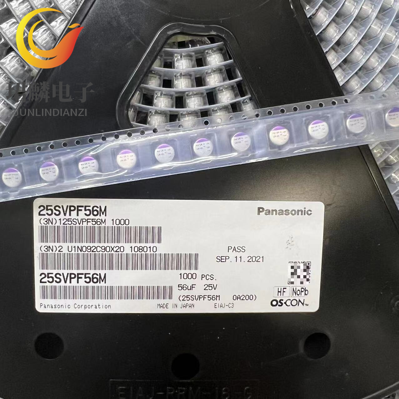 25V56UF 6.3X5.9 三洋SVPF固态贴片电容 25SVPF56M 原装现货 直拍
