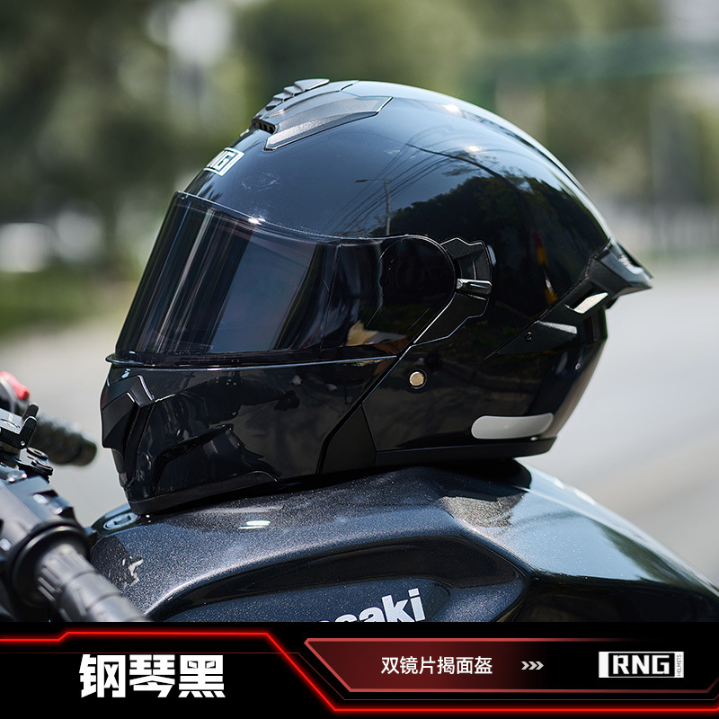 RNG nuevo casco estándar nacional 3C casco de motocicleta casco de coche eléctrico casco de motocicleta casco completo de coche eléctrico casco de ciclismo de coche eléctrico