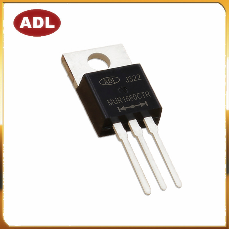 奥德利 快恢复二极管 MUR1660CTR 16A600V 进口芯片 共阴共阳对管