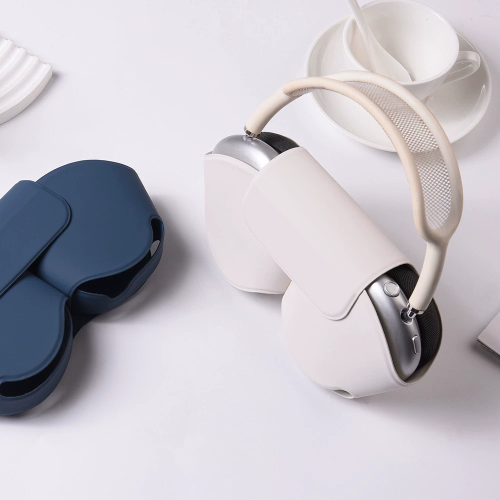 Cross-Border Applicable Apple AirPods Max Head-Mounted Sleep Mode Storage Bag Pu Leather Anti-Drop Soft Shell Protective Case