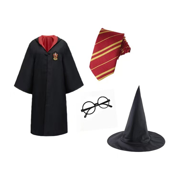 Халат Гарри Поттер + галстук + очки + шапка