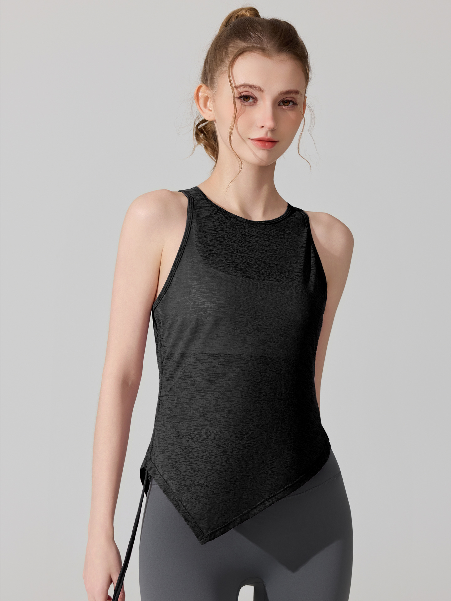 Chaleco deportivo de bambú de verano pilates yoga blusa absorción de humedad transpirable ropa de ejercicio de secado rápido mangas cortas mujeres
