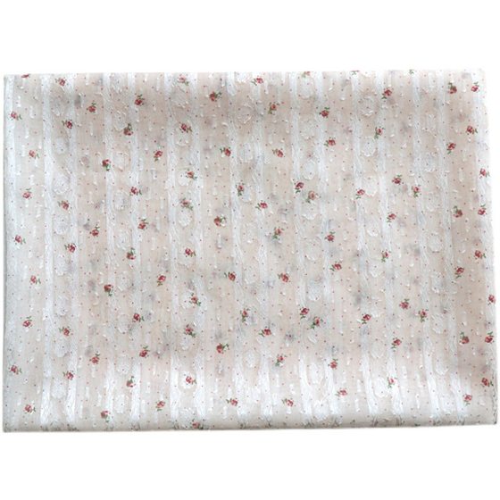Chiffon Small Floral Vertical Stripe Printed Jacquard Fabric dress Clothing Hanfu Fabric Slip Translucent