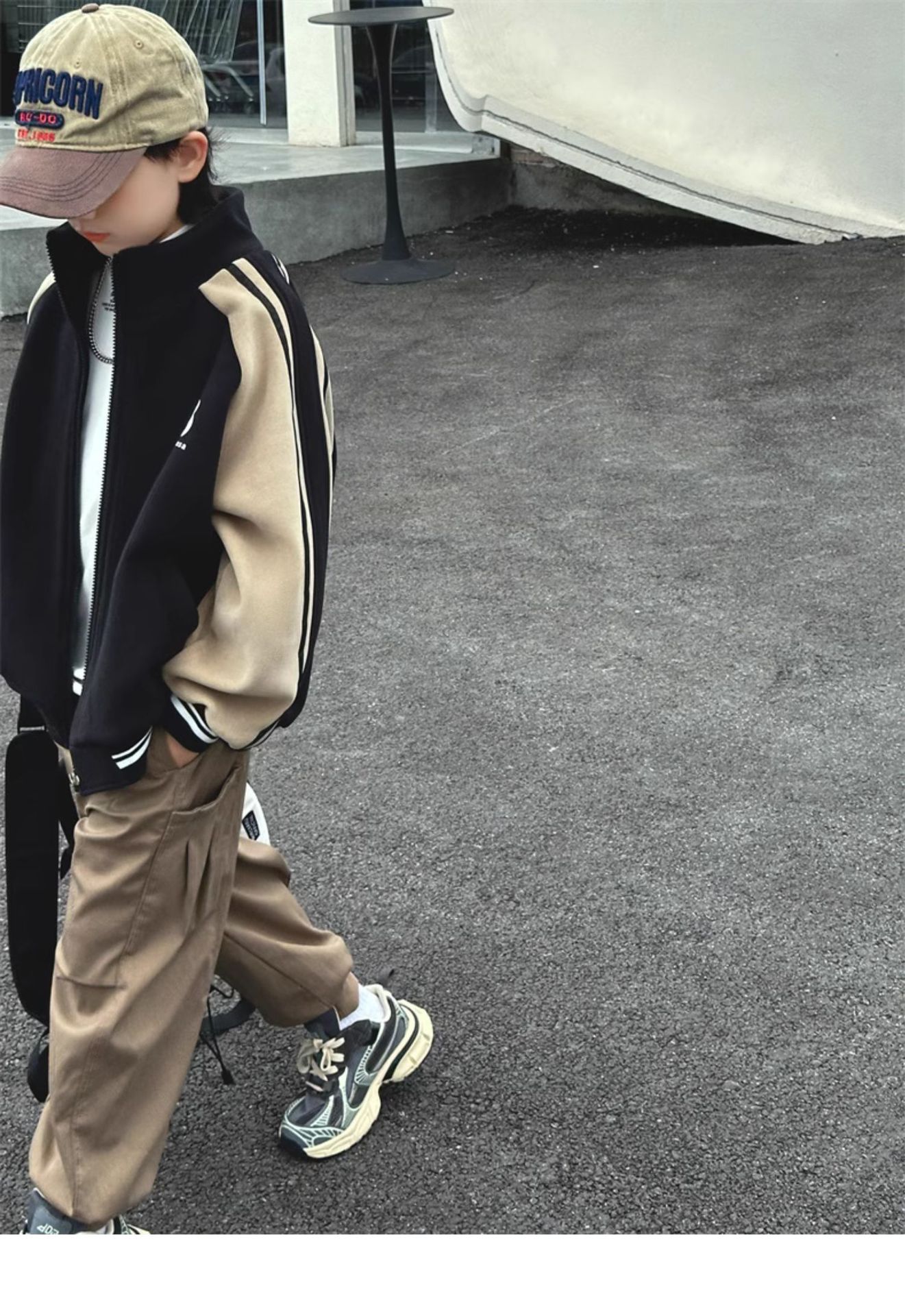 2024 New Loose Jacket, Spring and Autumn Versatile Cardigan, Boys' Handsome Hoodie, Baseball Jacket_voghion.com