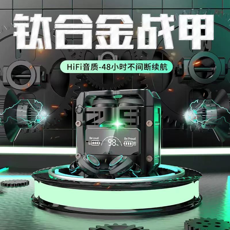 新しい M25 Bluetooth ヘッドセット真のワイヤレスゲーム e スポーツイベントメカニカルスタイルヘッドセット超長バッテリー寿命ユニバーサルタイプ|undefined