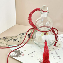 景点葫芦奶茶水壶景区爆款奶瓶烧仙草玻璃瓶创意玻璃泡酒瓶速卖通