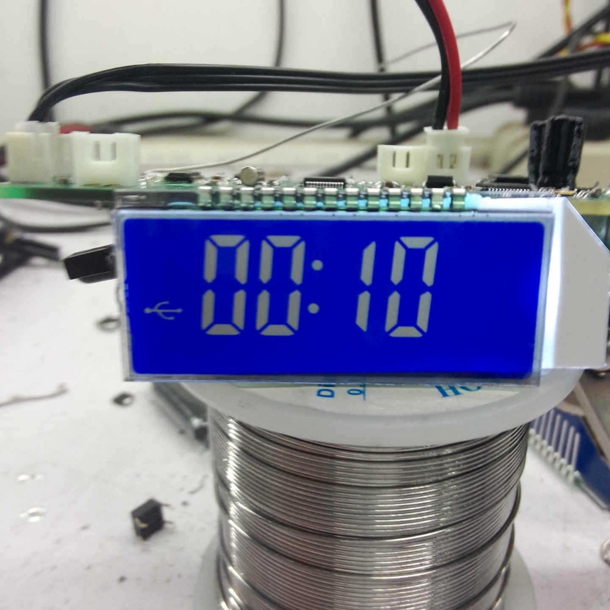 液晶显示屏厂家生产销售音箱类段码屏STN负显兰模LCD显示器