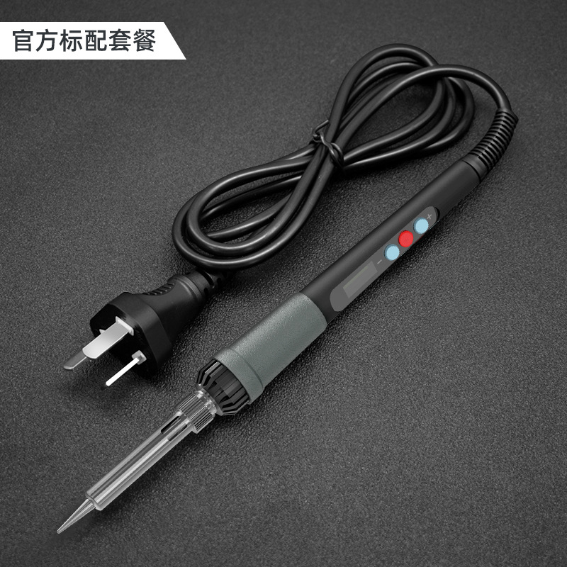디지털 디스플레이 온도 조절 60W 전기 납땜 인두