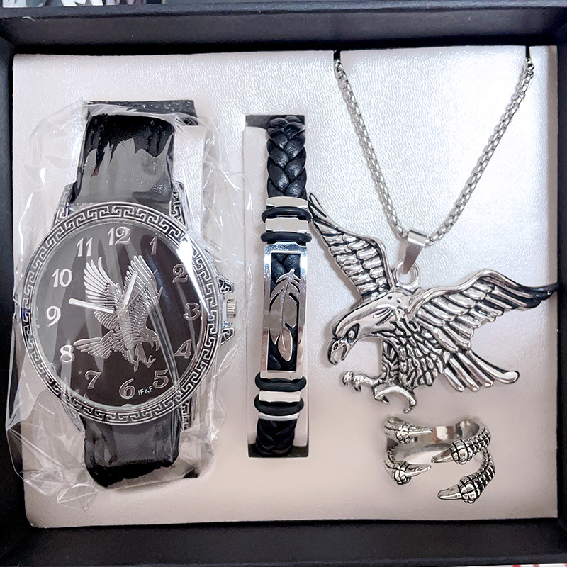 Herrklocka quartz lyxigt business set elegant presentask_voghion.com