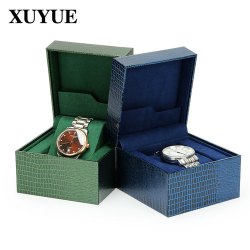 Factory direct sales watch packaging gift box flip top high-end watch storage display box high-end watch packaging box