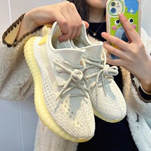 椰子鞋350正品男鞋官方白黄yeezy夏季网面女鞋透气莆田新款运动鞋