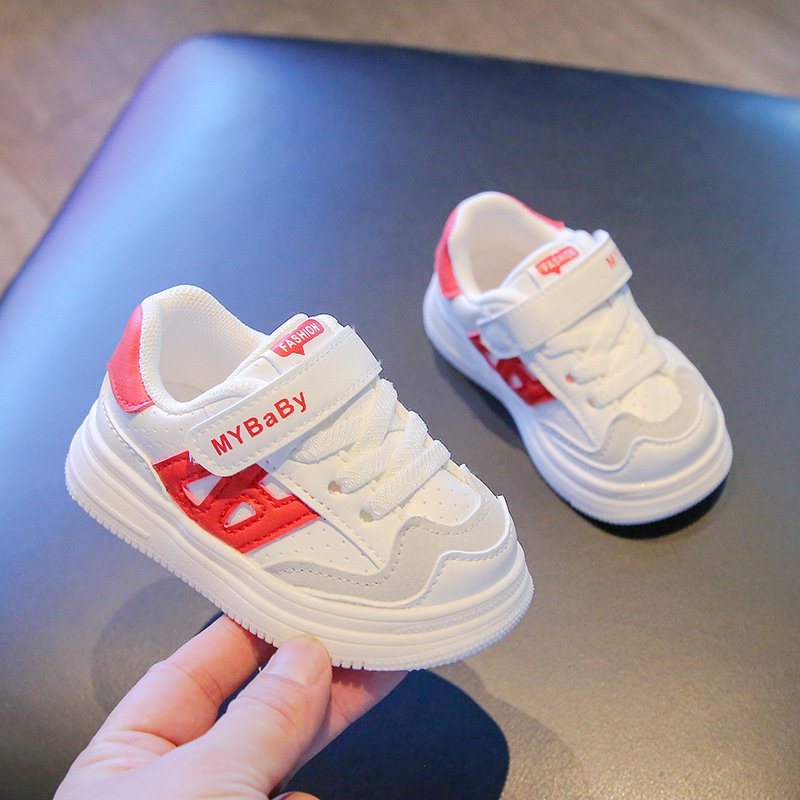 Estilo coreano de los muchachos nuevas zapatillas de deporte pequeñas zapatillas de deporte de primavera y otoño para niños zapatos de bebé niñas zapatillas de deporte casuales zapatos de bebé niño