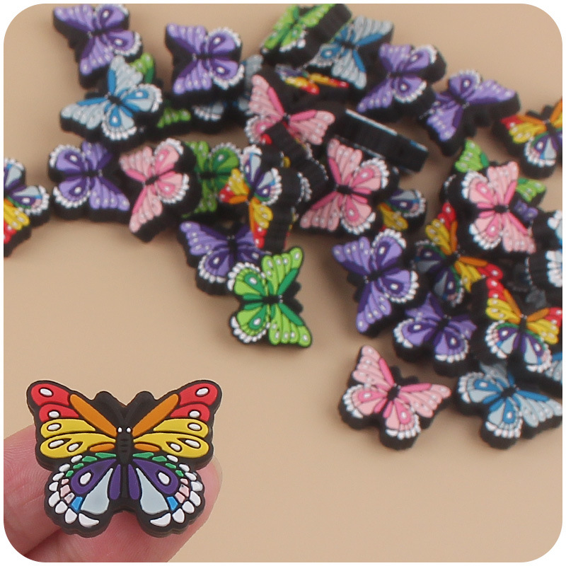 Nuevo bebé suministros de dibujos animados Flor Mariposa pequeño mordedor creativo bebé molar pezón cadena anti-gota cadena Accesorios