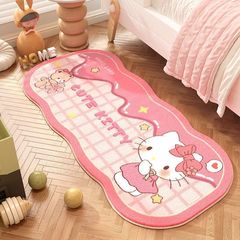 漫画キティ猫カーペットリビングルームソファ寝室ベッドサイド厚いカーペット柔らかいかわいいファインヤーンカシミヤカーペット