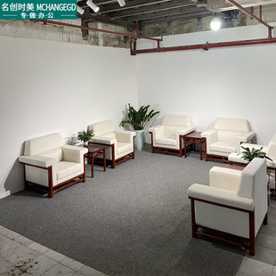 厂家直销办公室接待贵宾布艺单人沙发会议室领导人商谈办公沙发-阿里巴巴