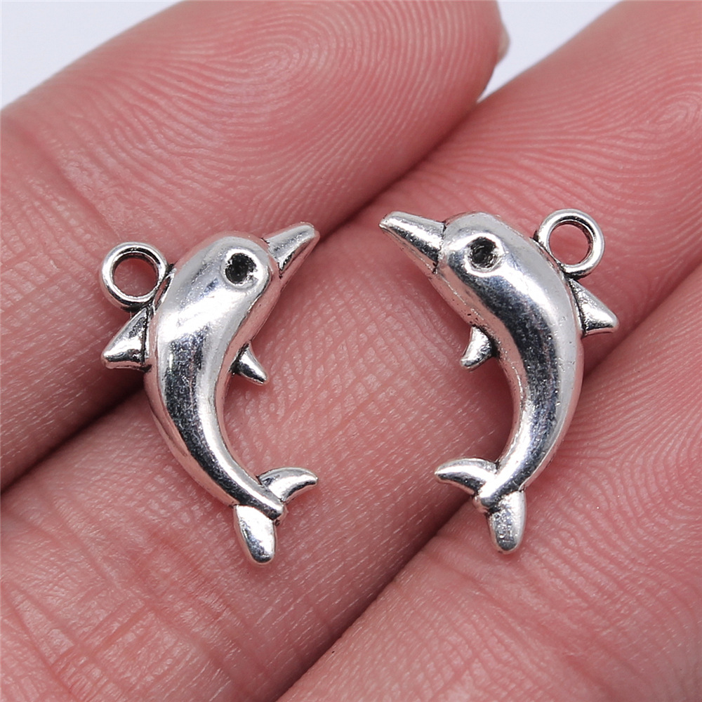 1 Piece Retro Dolphin Alloy Plating Pendant Jewelry Accessories display picture 3