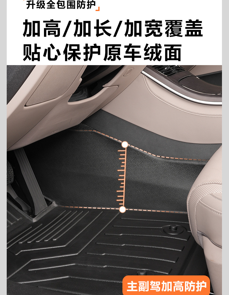 Suitable for Byd Han Dmi/Han Ev/Dm/Han L Full Surround Champion Glory Modified Carpet Tpe Car Floor Mats