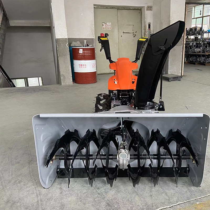 小型手推扫雪机1.5米宽公园物业道路清雪 电启动多功能除雪抛雪机