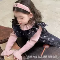 25 новых заводских весенне-осенне-зимних кружевных воротников с рюшами, милый стиль принцессы, мягкий удобный теплый вязаный базовый свитер.