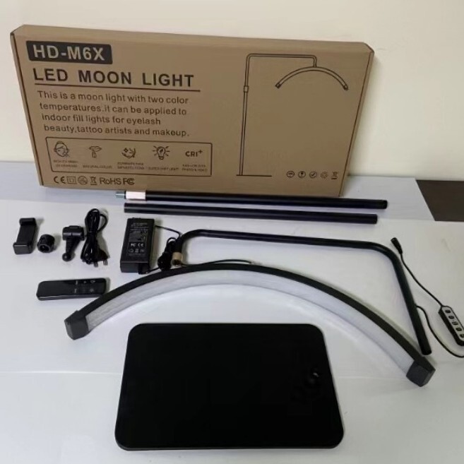 メーカー oznon Amazon 24inch 小型パッケージ半月ランプ LED 美容ランプまつげネイルアートタトゥー補助光|undefined